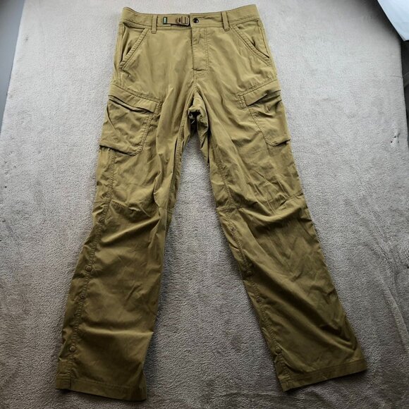 REI Co-Op Mens Cargo Pants Size 30x32 Straight Outdoors Casual Tan Classic - Picture 12 of 13
